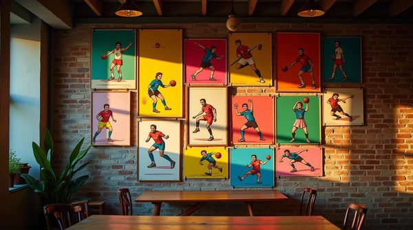 Créer une ambiance unique avec des affiches sportives pleines d'humour